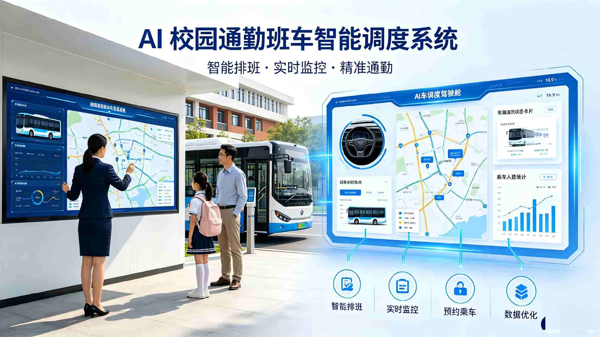 AI校园通勤班车智能调度系统：智能调度与高效出行解决方案