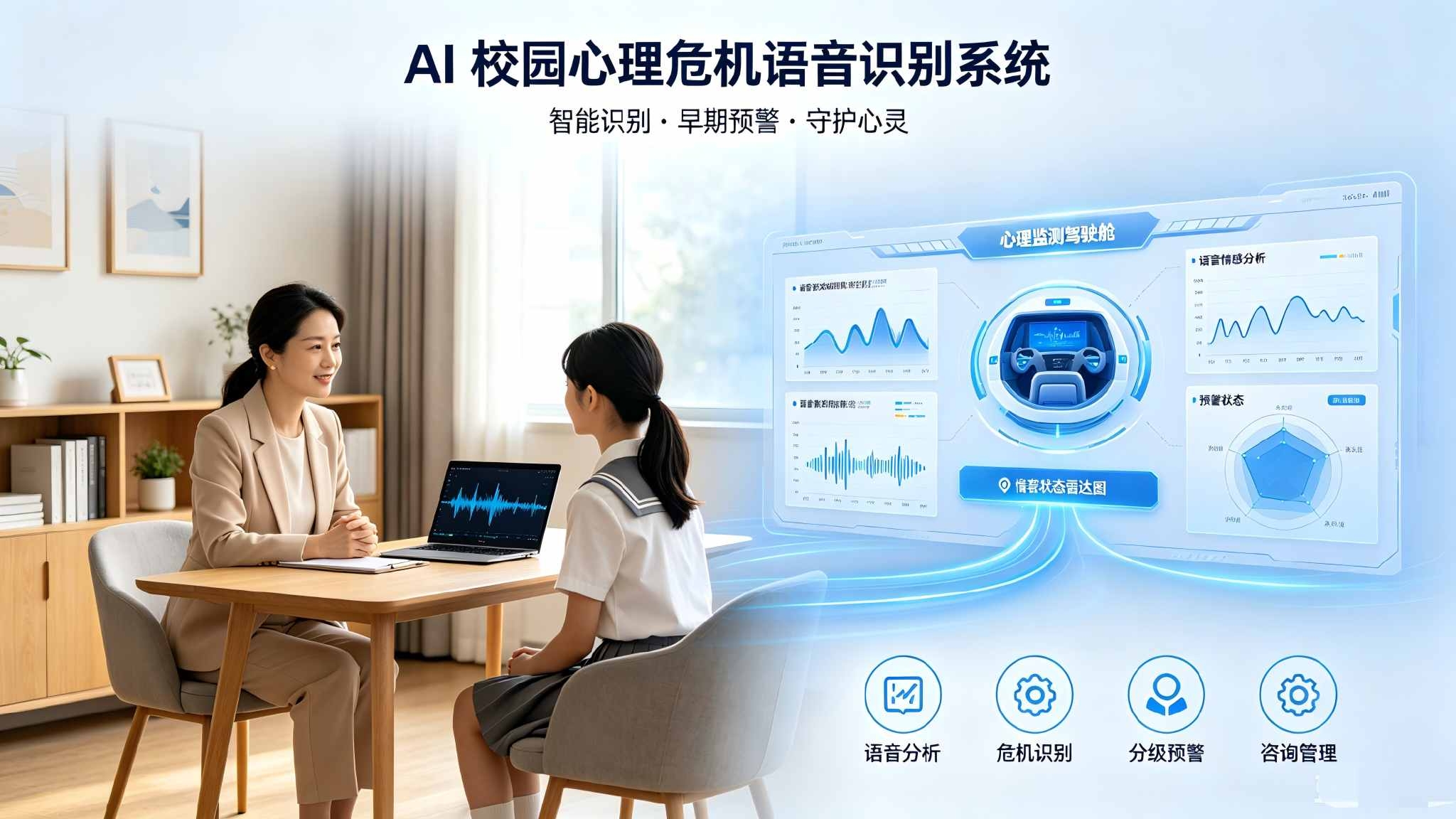 AI校园心理危机语音识别系统:智能预警解决方案(图1) AI校园心理危机语音识别系统:智能预警解决方案(图1)