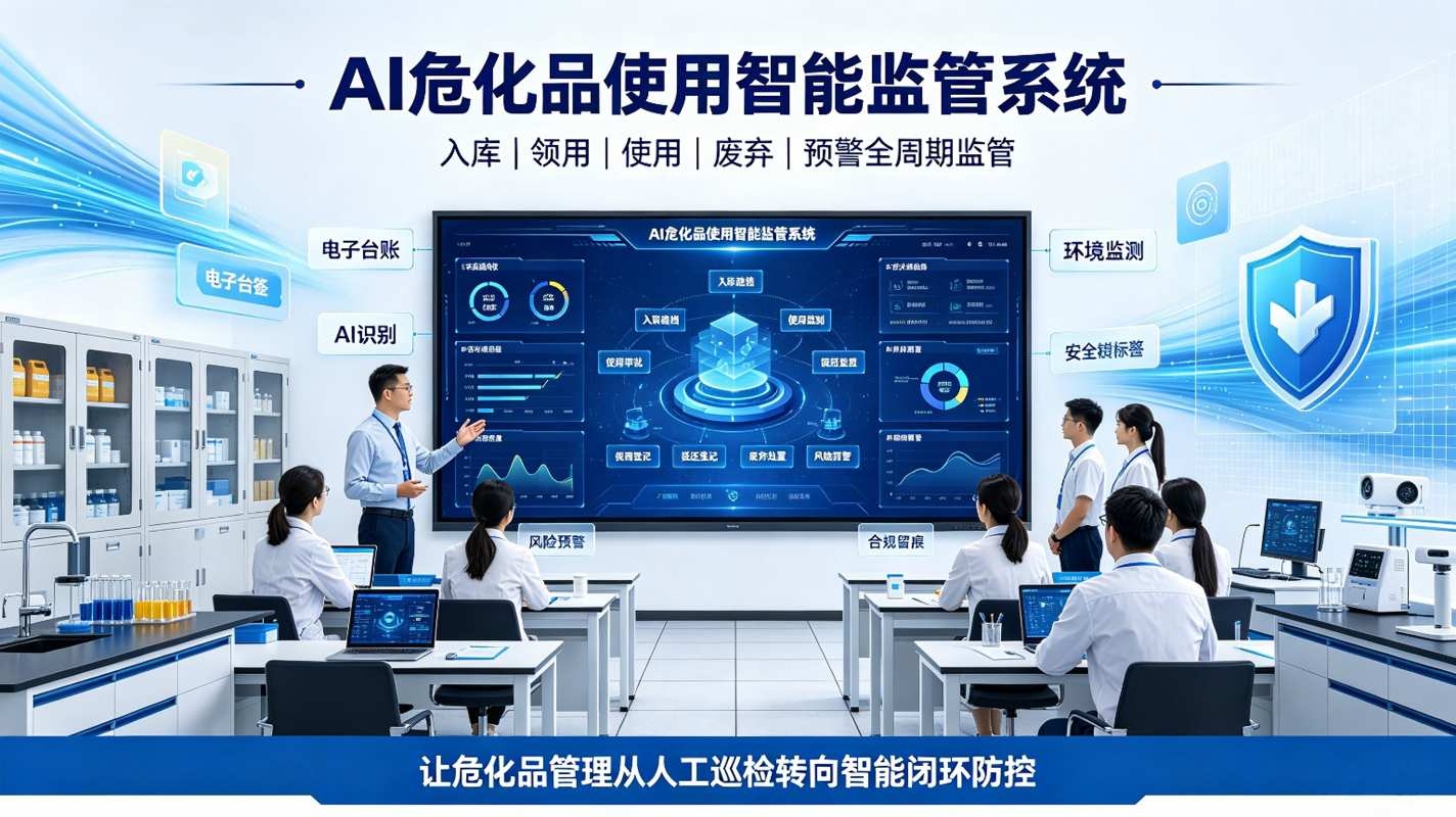 AI危化品智能监管系统：实验室安全管控方案