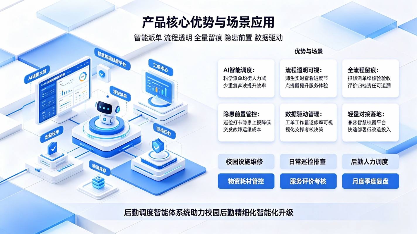 后勤调度智能体系统：校园后勤智能运维方案(图4)
