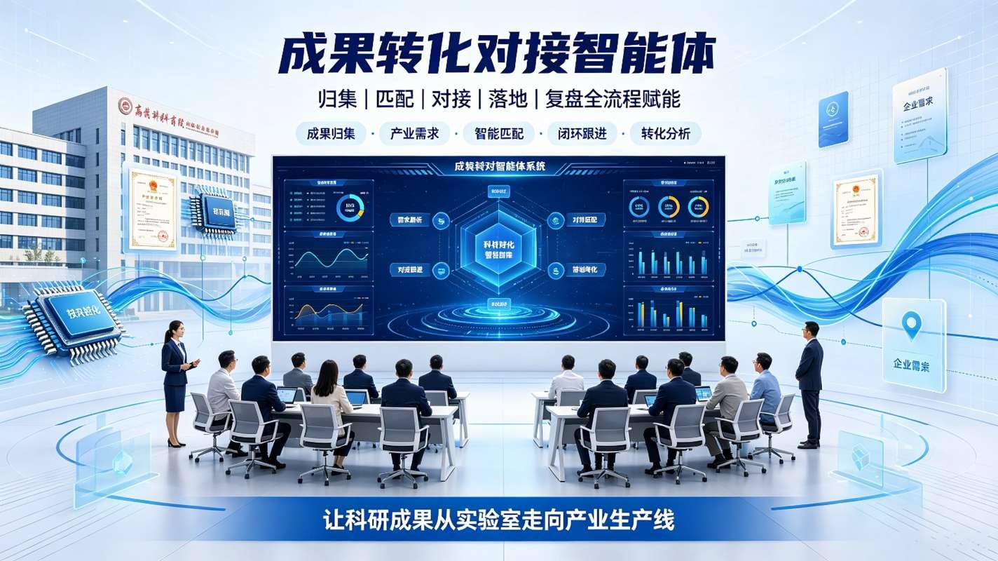 成果转化对接智能体：产学研智能赋能系统(图1)