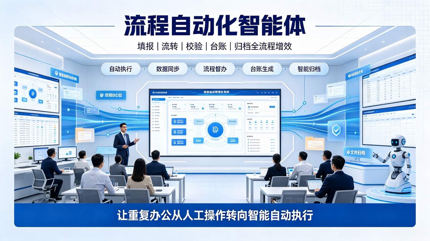 流程自动化智能体：办公智能增效系统