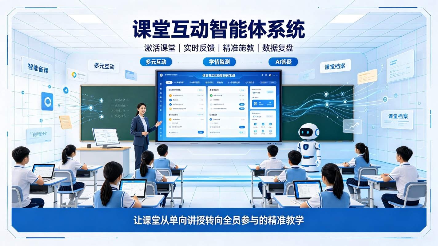 课堂互动智能体系统：智慧课堂教学平台