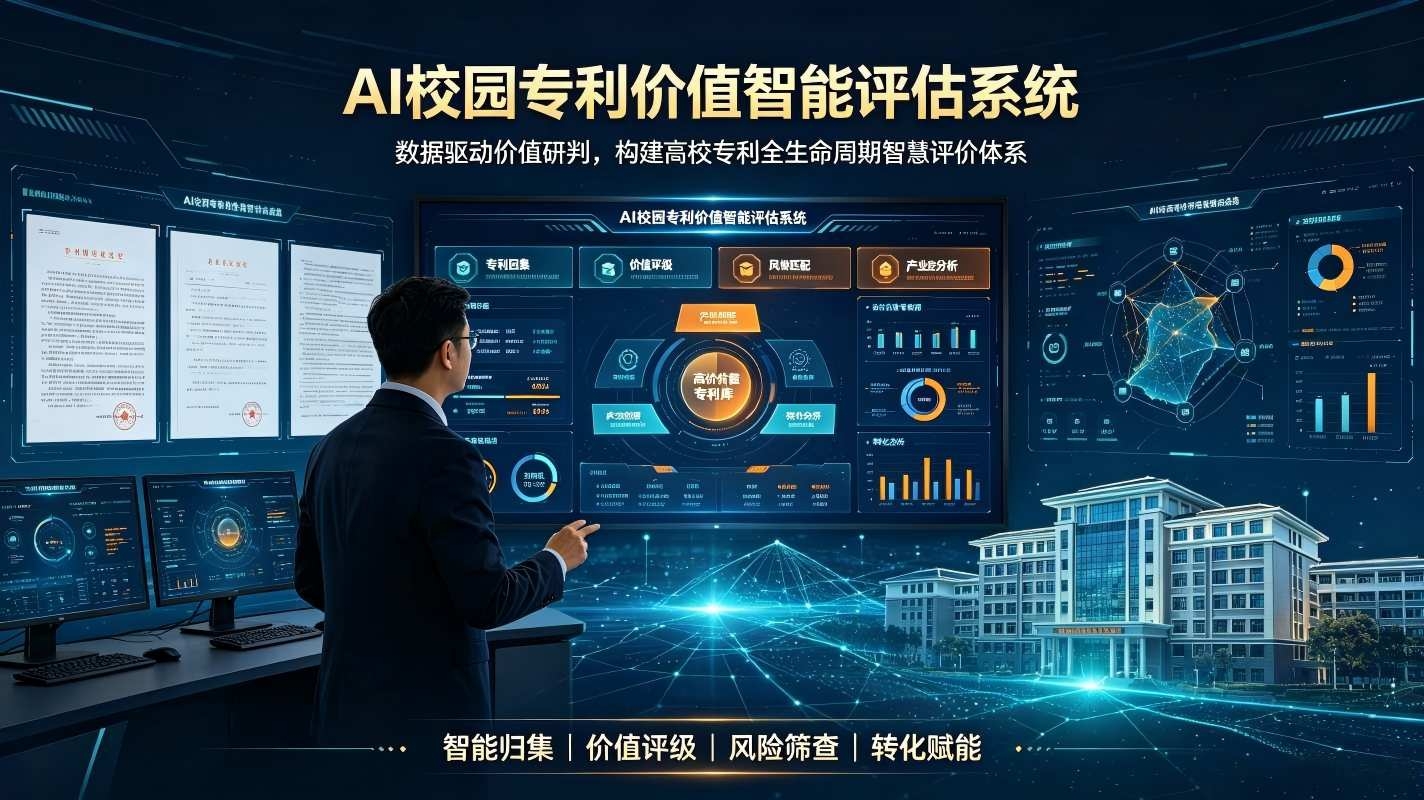 AI校园专利价值智能评估系统：构建高校专利全生命周期智慧评价体系(图1)