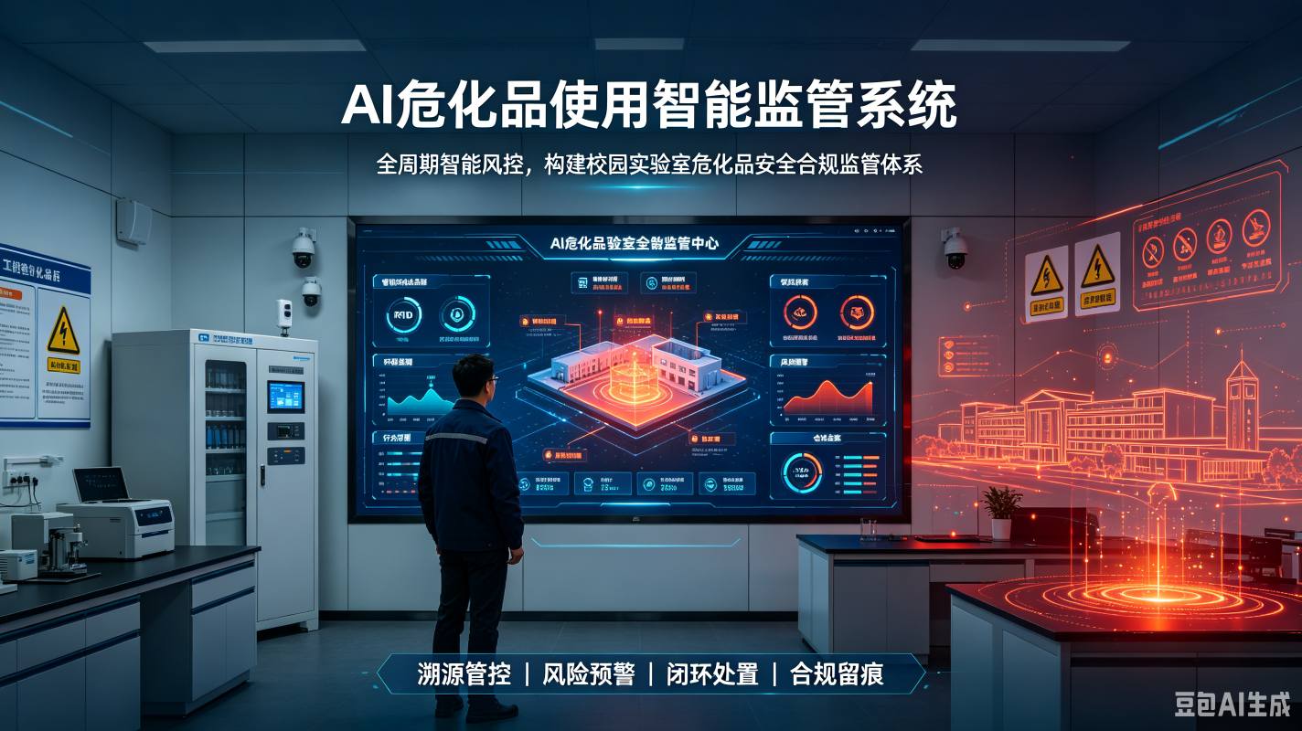 AI危化品使用智能监管系统：构建校园实验室危化品安全合规监管体系