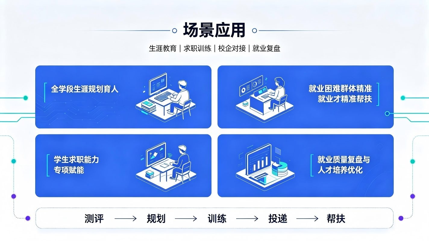就业指导智能体系统:构建校园智慧就业精准服务体系(图4) 就业指导智能体系统:构建校园智慧就业精准服务体系(图4)