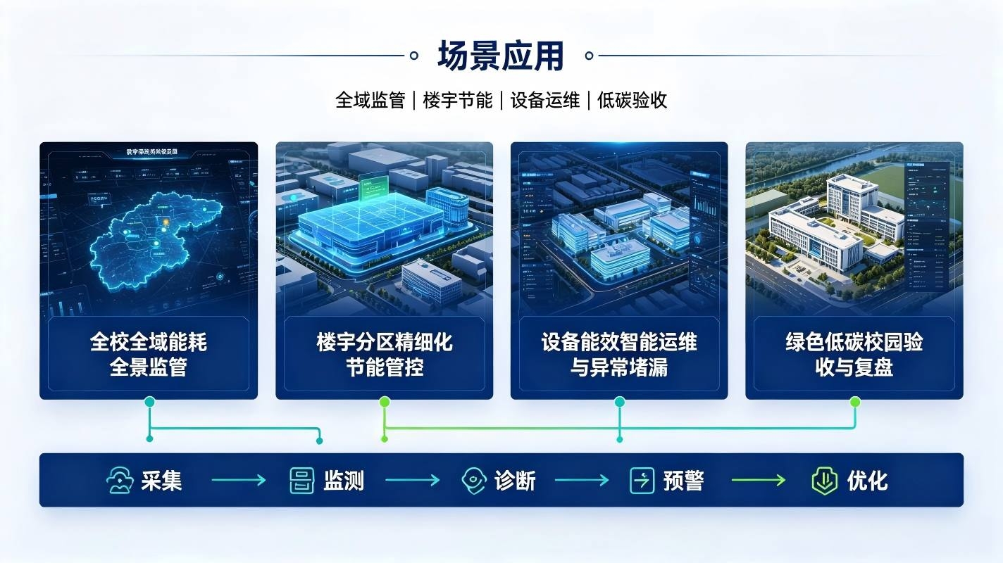 数字孪生能耗监测分析系统:构建智慧校园绿色低碳能耗治理体系(图4) 数字孪生能耗监测分析系统:构建智慧校园绿色低碳能耗治理体系(图4)