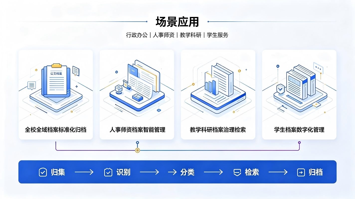 AI校园档案智能分类检索系统：构建智慧校园一体化档案数字化治理体系(图4)