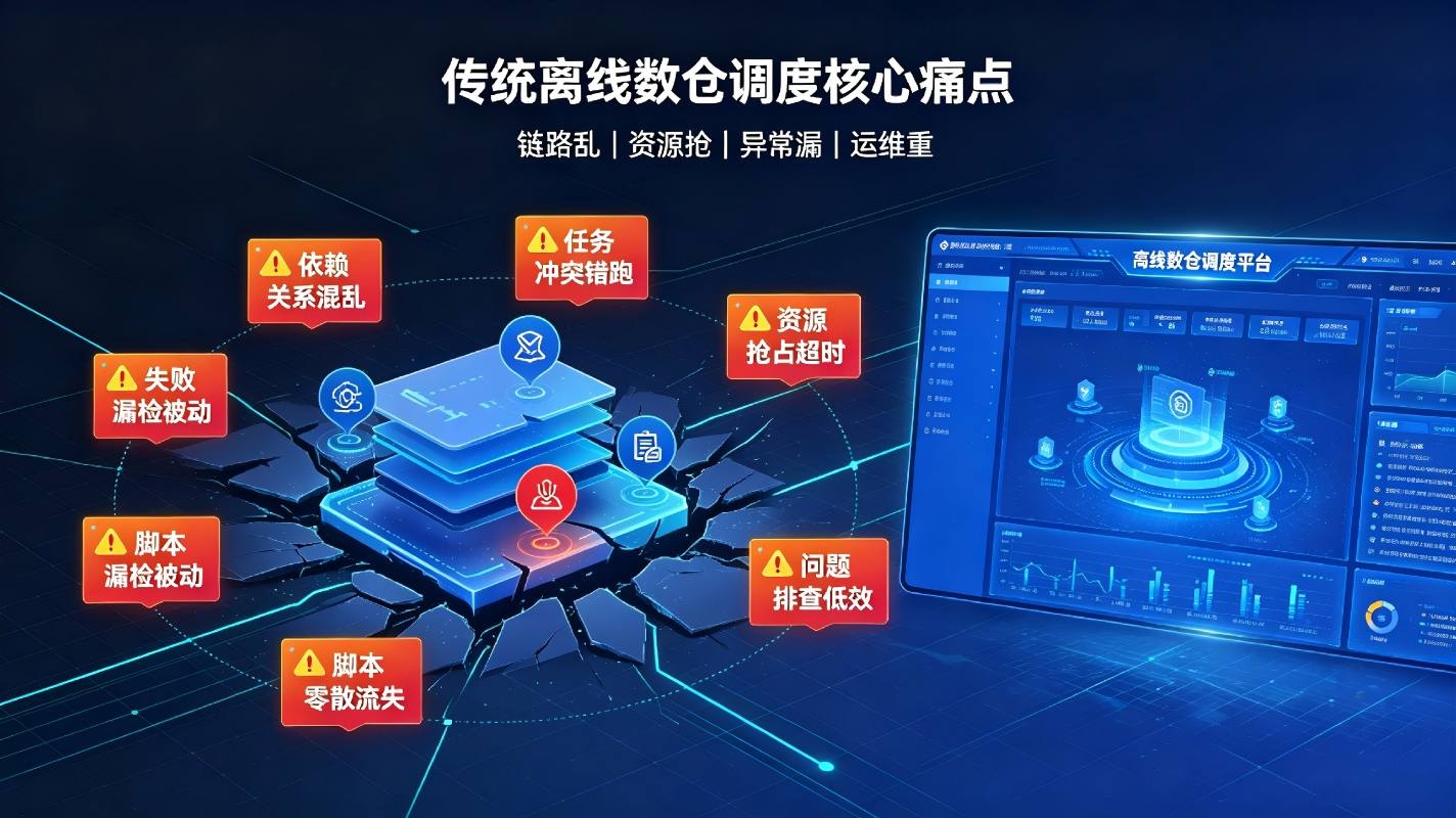 离线数仓调度系统:规范离线数据任务调度,稳定支撑数仓治理(图2) 离线数仓调度系统:规范离线数据任务调度,稳定支撑数仓治理(图2)