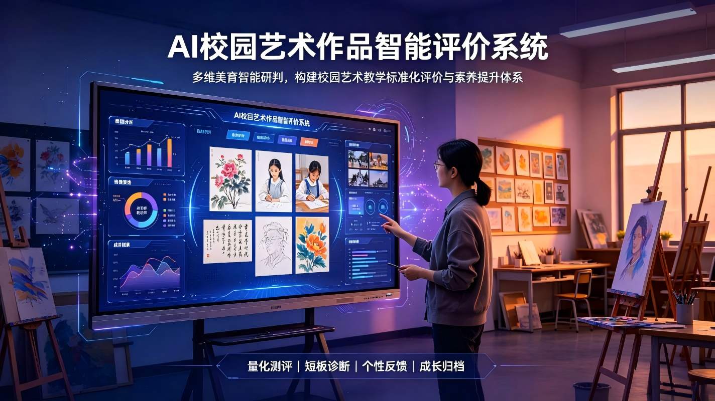 AI校园艺术作品智能评价系统：构建校园艺术教学标准化评价与素养提升体系