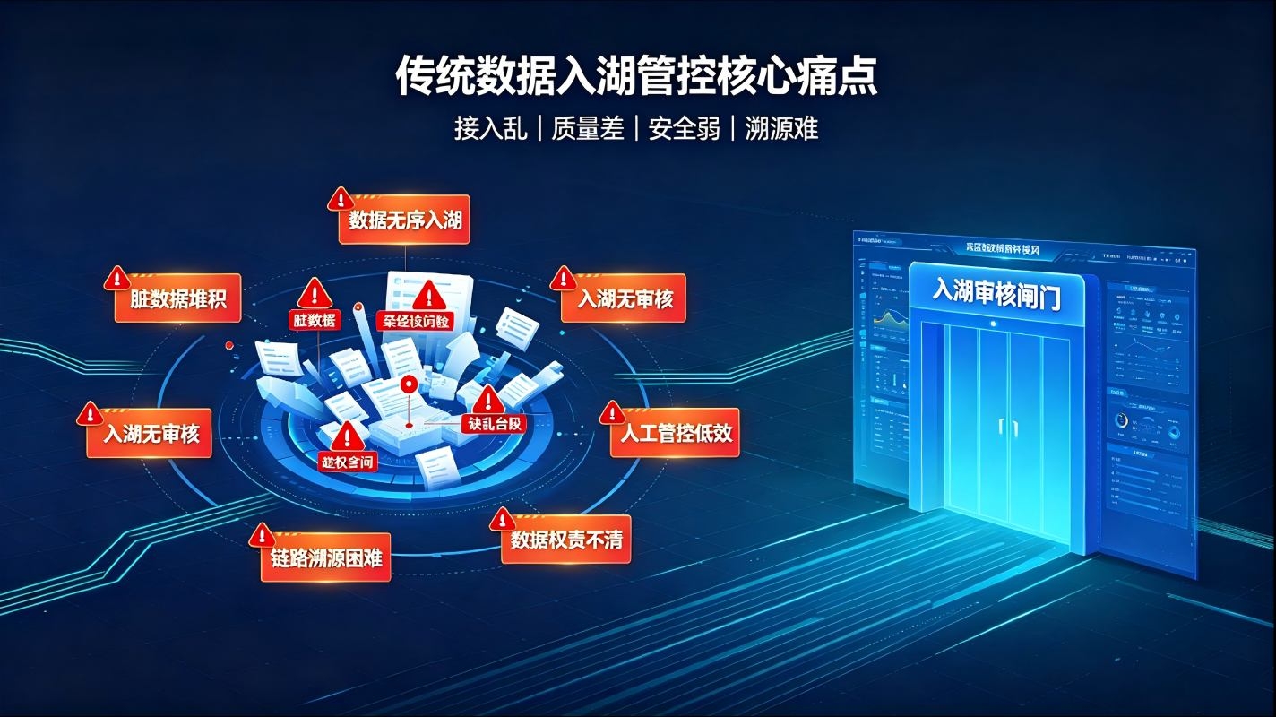 数据湖入湖管控系统:规范数据入湖标准,筑牢企业数据安全底座(图2) 数据湖入湖管控系统:规范数据入湖标准,筑牢企业数据安全底座(图2)