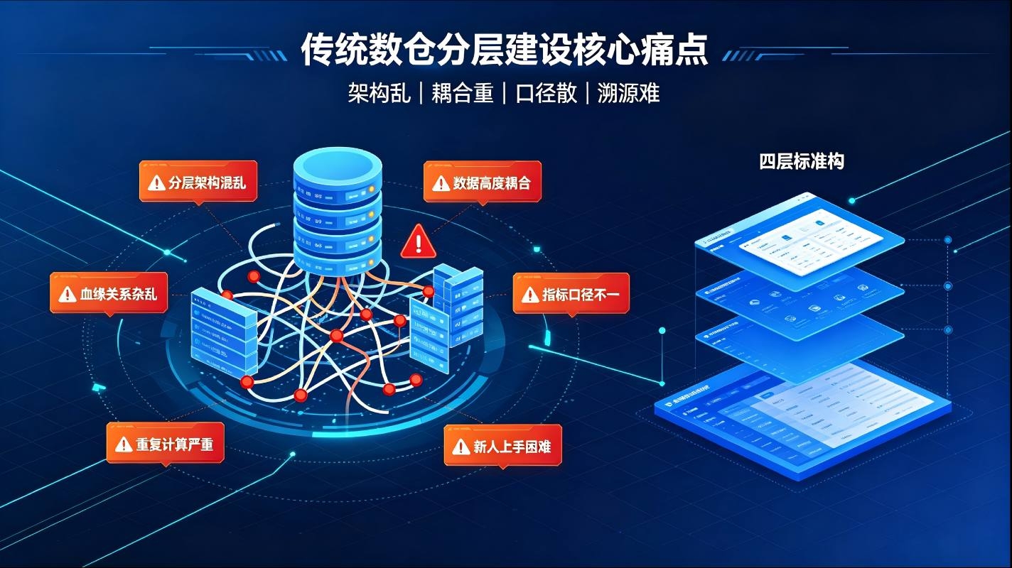 数据仓库分层建设系统:标准化分层架构,构建企业高质量数据底座(图2) 数据仓库分层建设系统:标准化分层架构,构建企业高质量数据底座(图2)