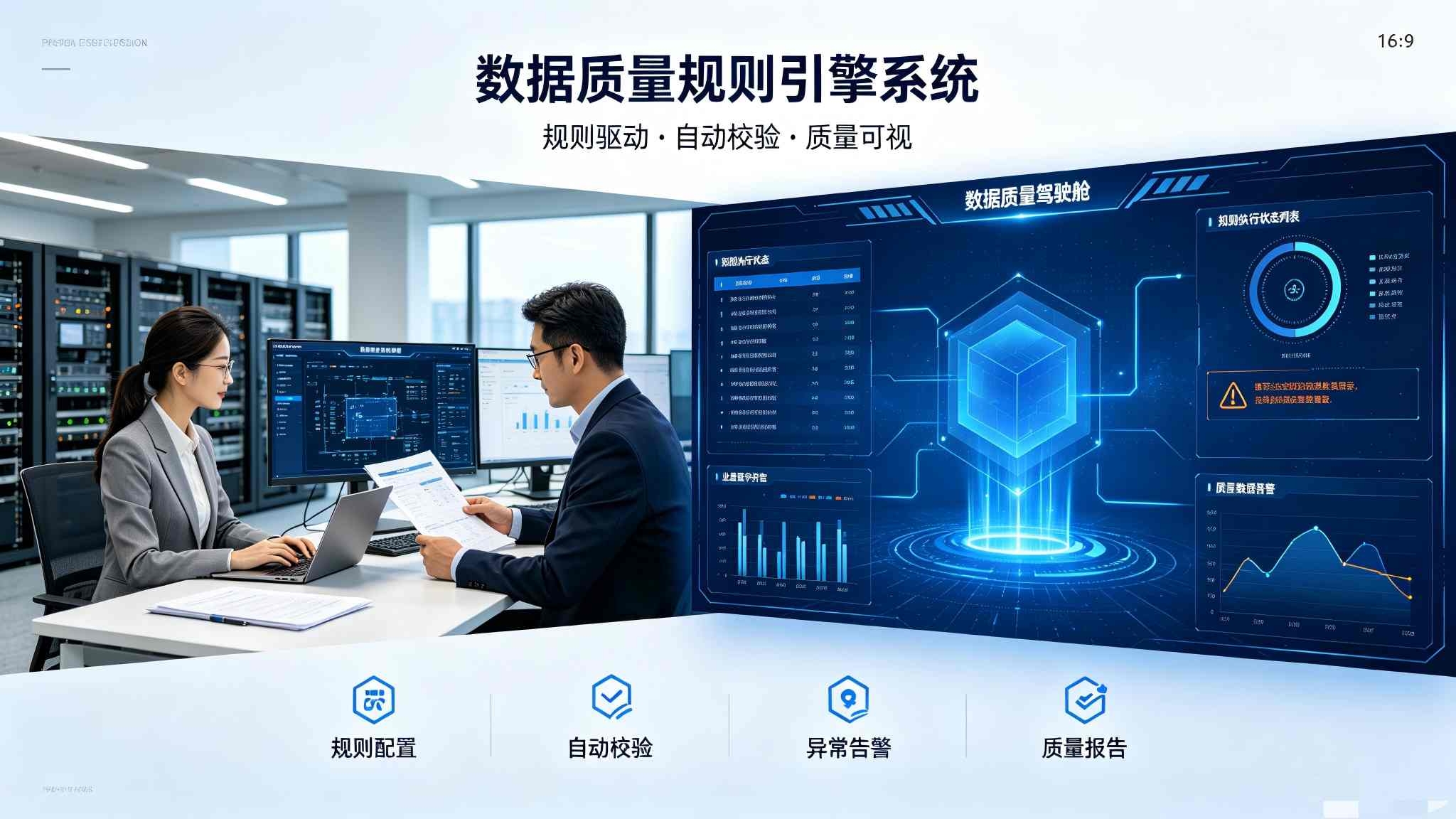 数据质量规则引擎系统:全生命周期质量管控与智能治理解决方案(图1) 数据质量规则引擎系统:全生命周期质量管控与智能治理解决方案(图1)