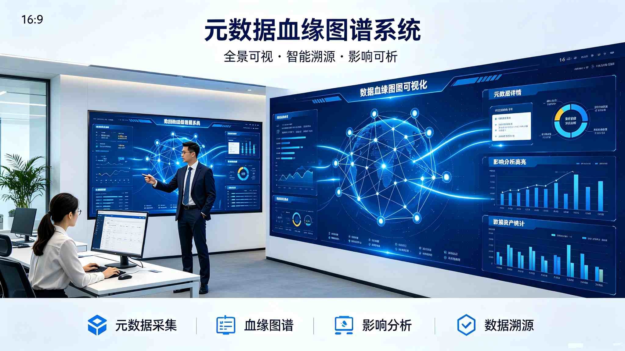 元数据血缘图谱系统：元数据全链路管理与血缘可视化解决方案