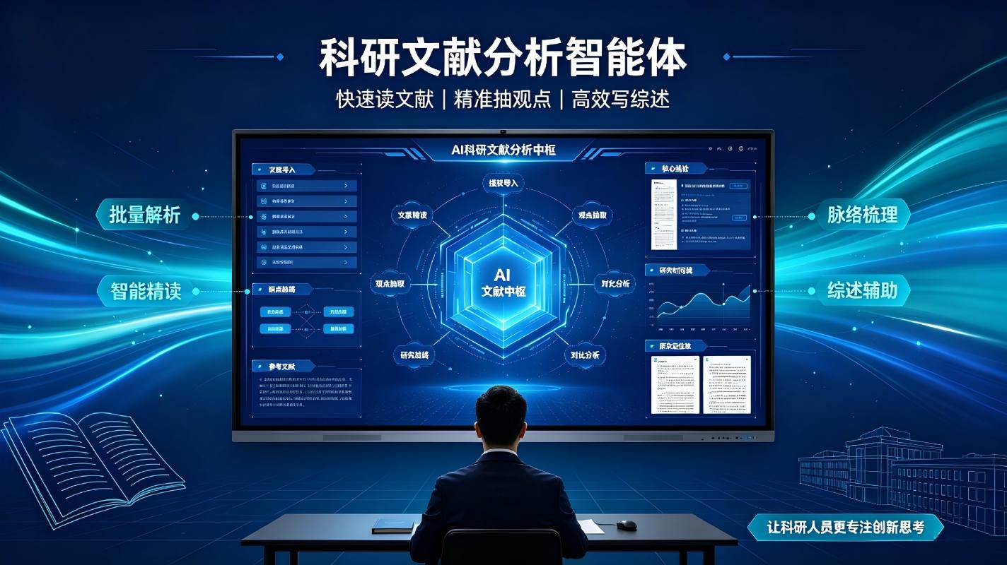 科研文献分析智能体：AI 赋能文献挖掘，提升科研研究与论文写作效率