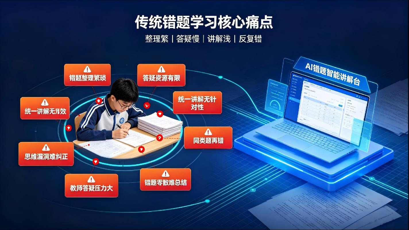 错题讲解智能体系统:AI精准答疑纠错,助力学生高效提分(图2) 错题讲解智能体系统:AI精准答疑纠错,助力学生高效提分(图2)