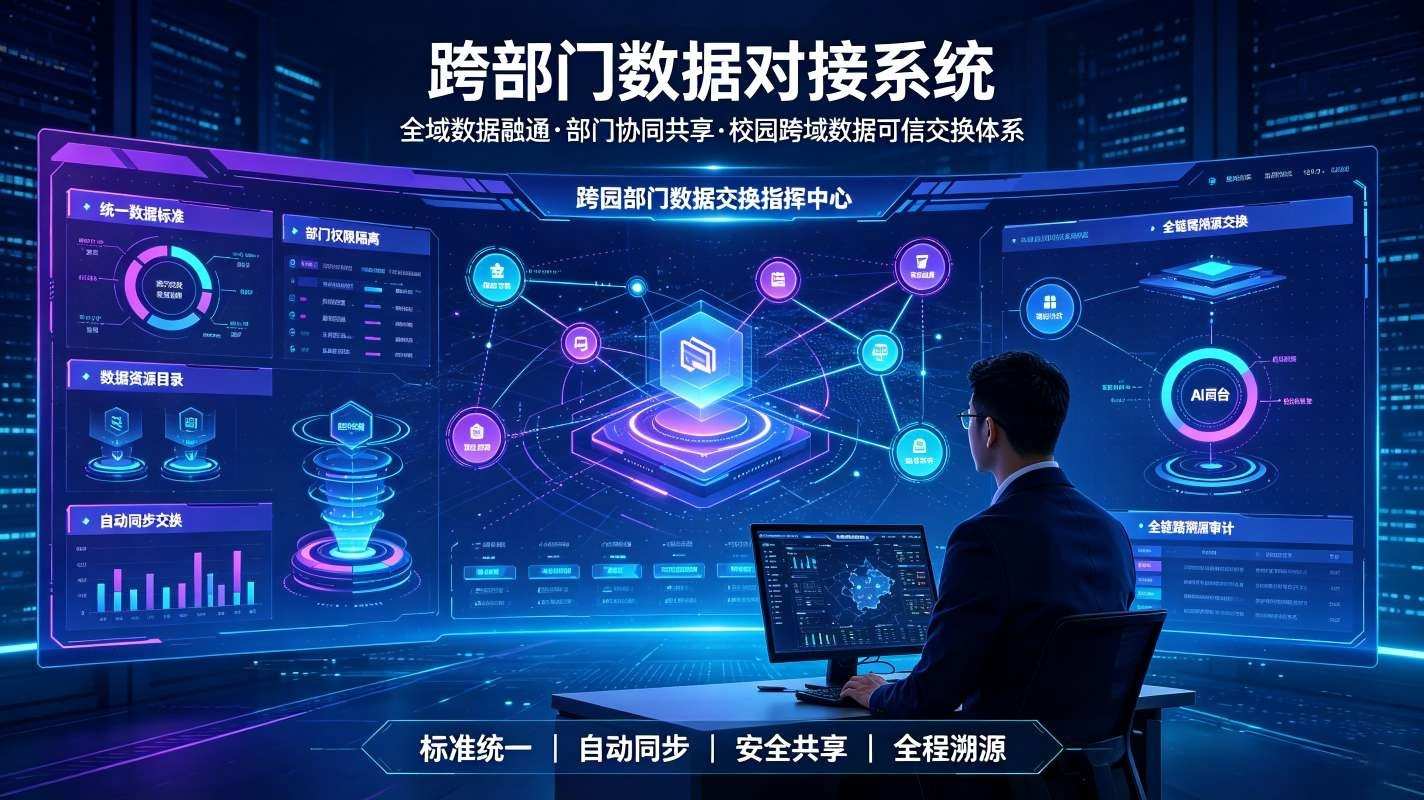跨部门数据对接系统：校园跨域数据可信交换体系