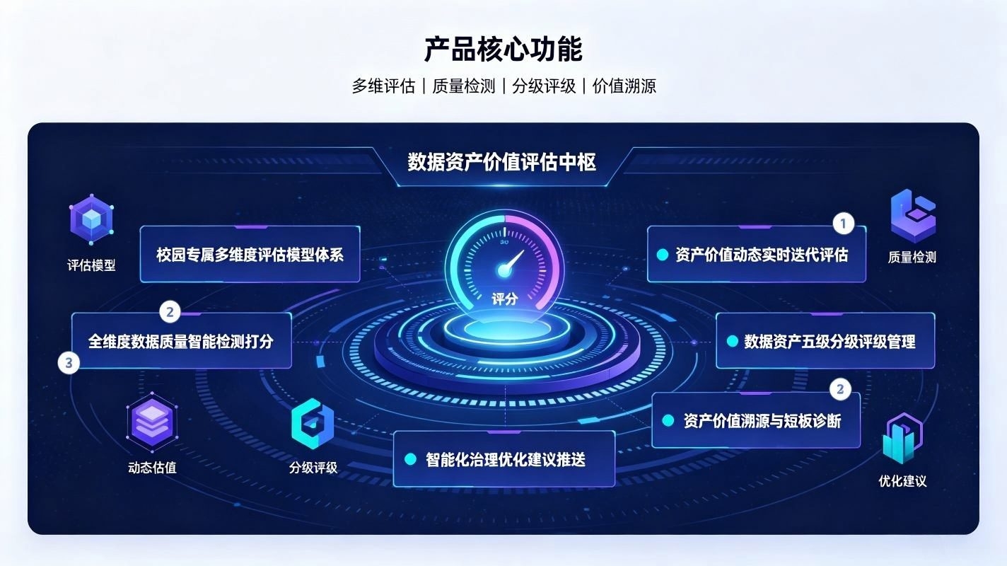 数据资产价值评估系统:校园数据资产商业化与治理评价体系(图3) 数据资产价值评估系统:校园数据资产商业化与治理评价体系(图3)