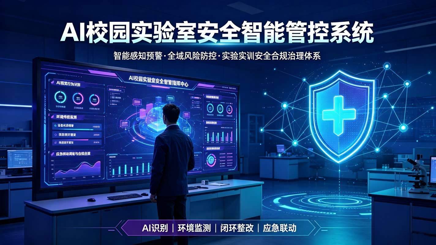 AI校园实验室安全智能管控系统：实验实训安全合规治理体系