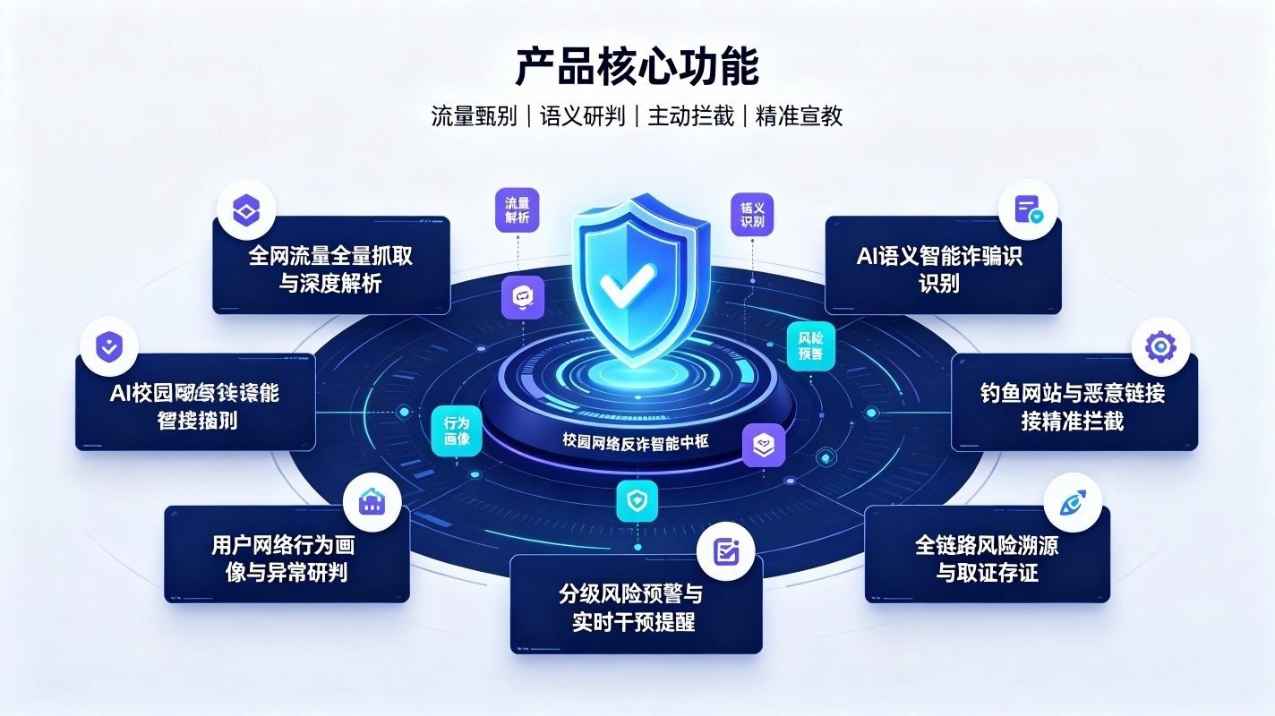 AI校园网络诈骗智能拦截系统:校园网络安全风控治理体系(图3) AI校园网络诈骗智能拦截系统:校园网络安全风控治理体系(图3)