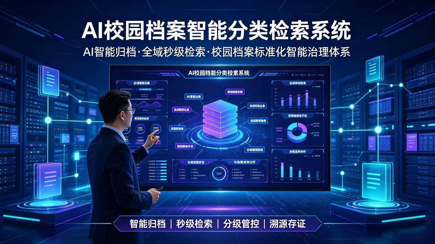 AI校园档案智能分类检索系统：校园档案标准化智能治理体系