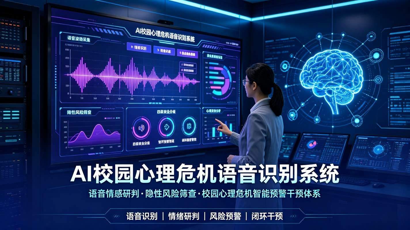 AI校园心理危机语音识别系统：校园心理危机智能预警干预体系