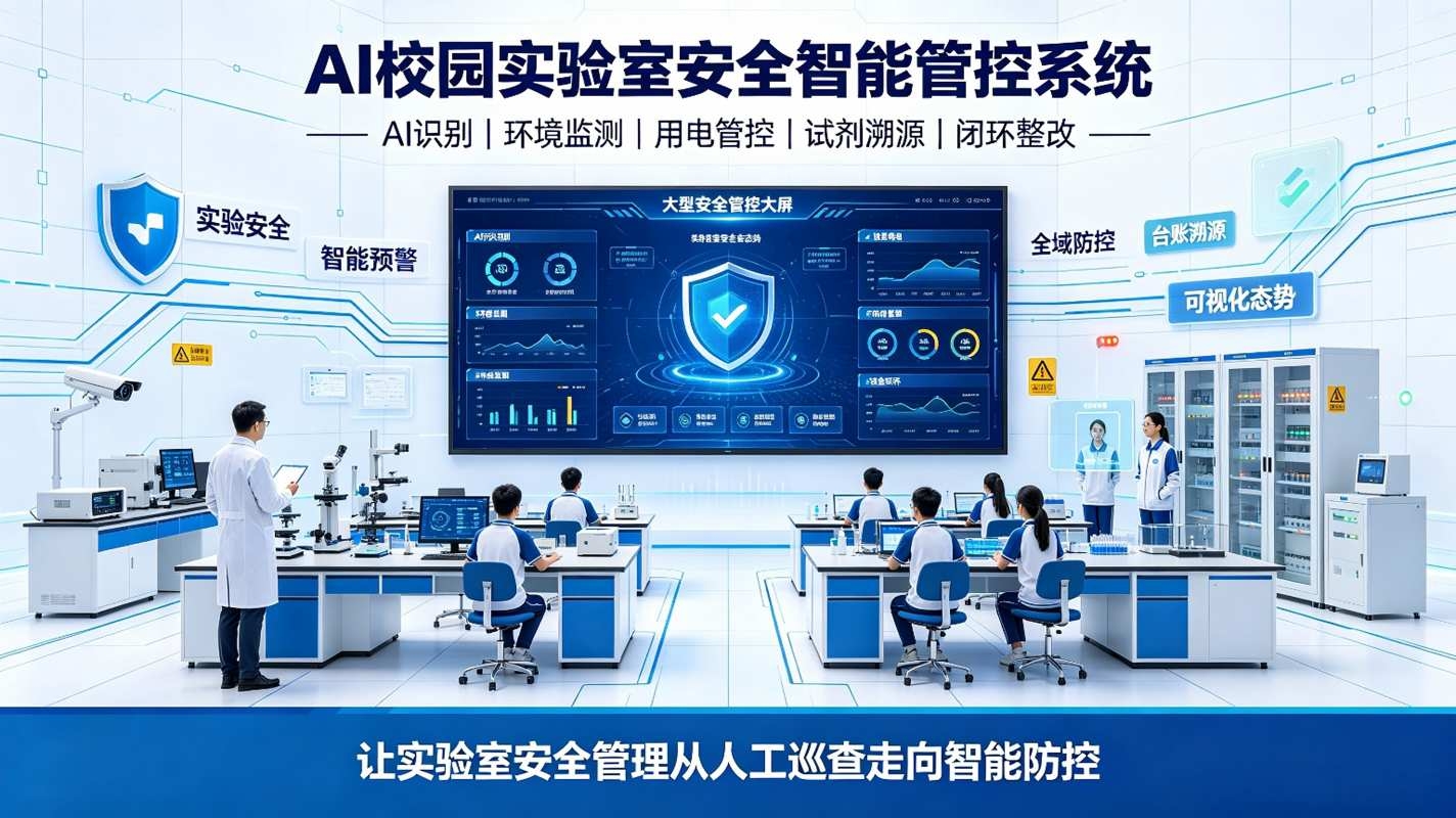 AI 校园实验室安全智能管控系统：实验安全防控平台(图1)