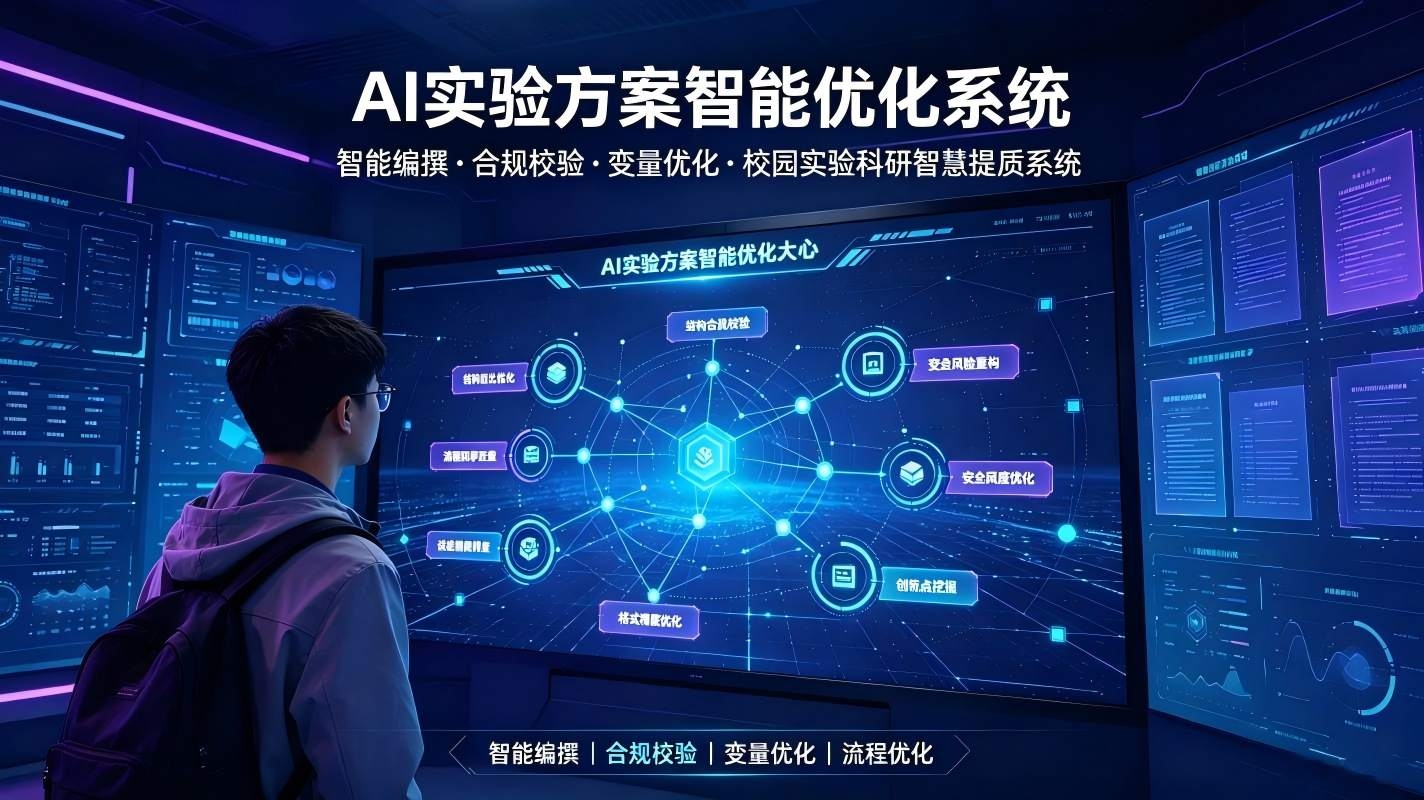 AI实验方案智能优化系统:校园实验科研智慧提质系统(图1) AI实验方案智能优化系统:校园实验科研智慧提质系统(图1)