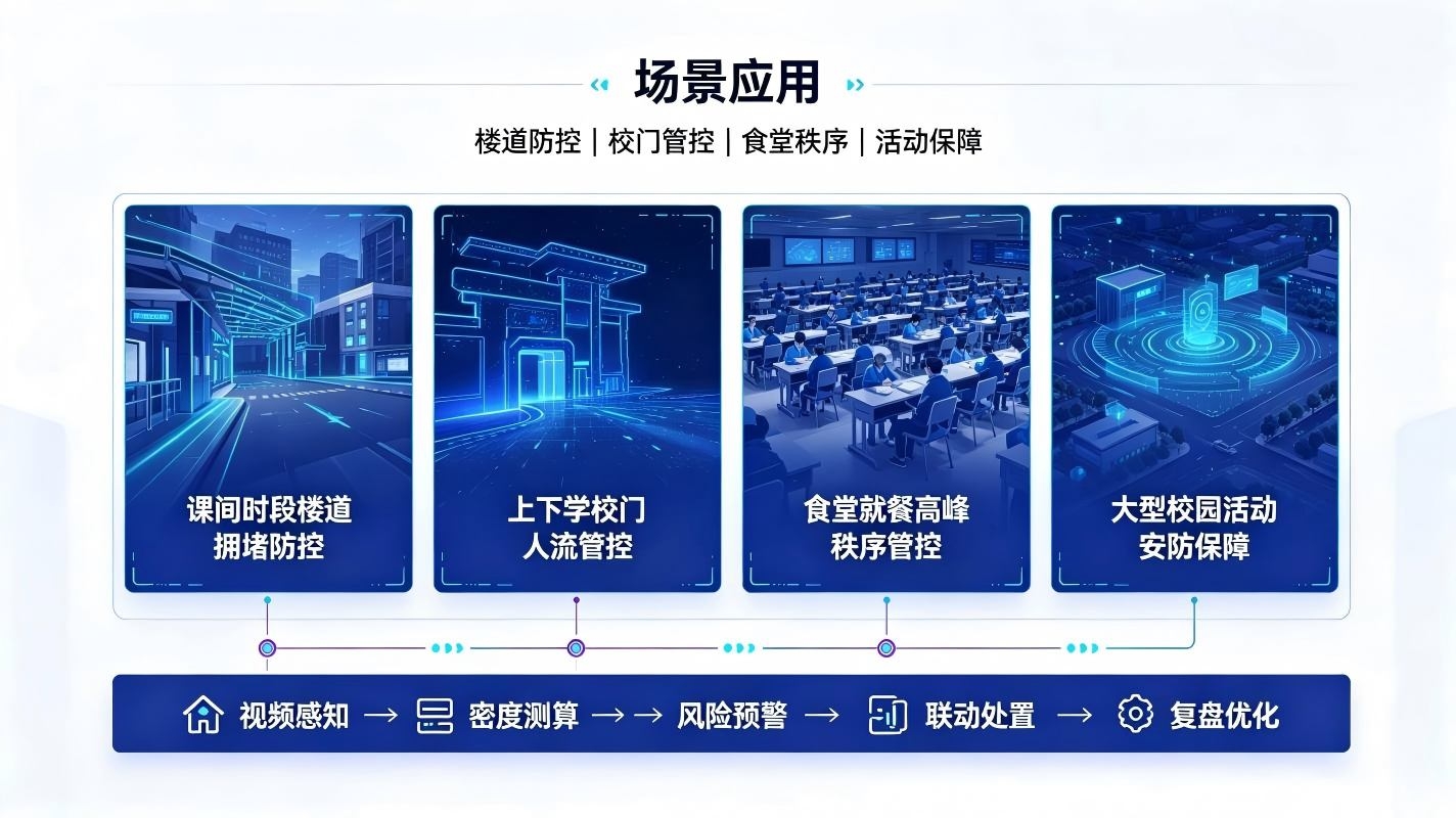 AI校园人员聚集智能预警系统:校园安防闭环管控系统(图3) AI校园人员聚集智能预警系统:校园安防闭环管控系统(图3)