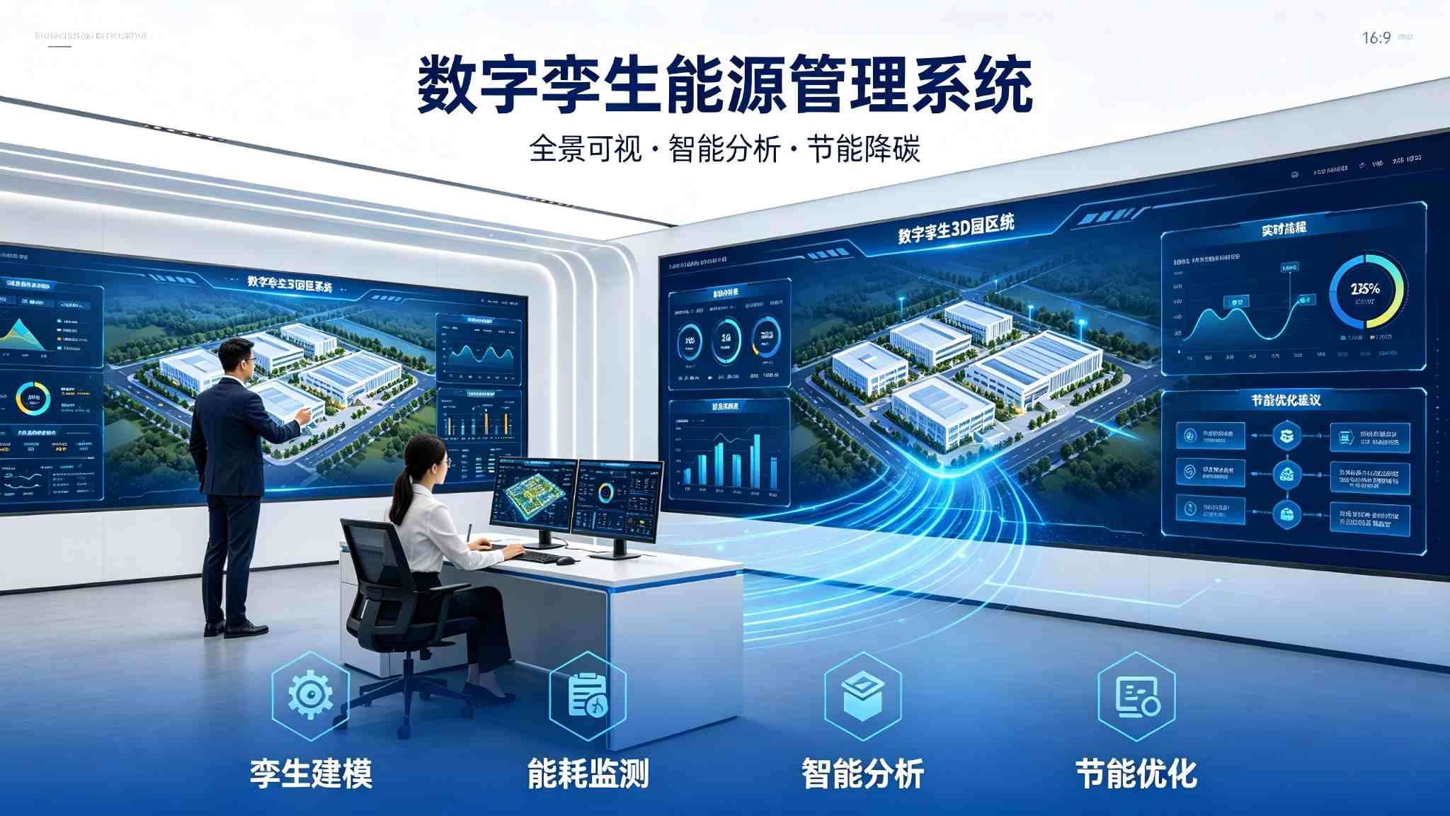 数字孪生能源管理系统：可视化管控与节能优化解决方案