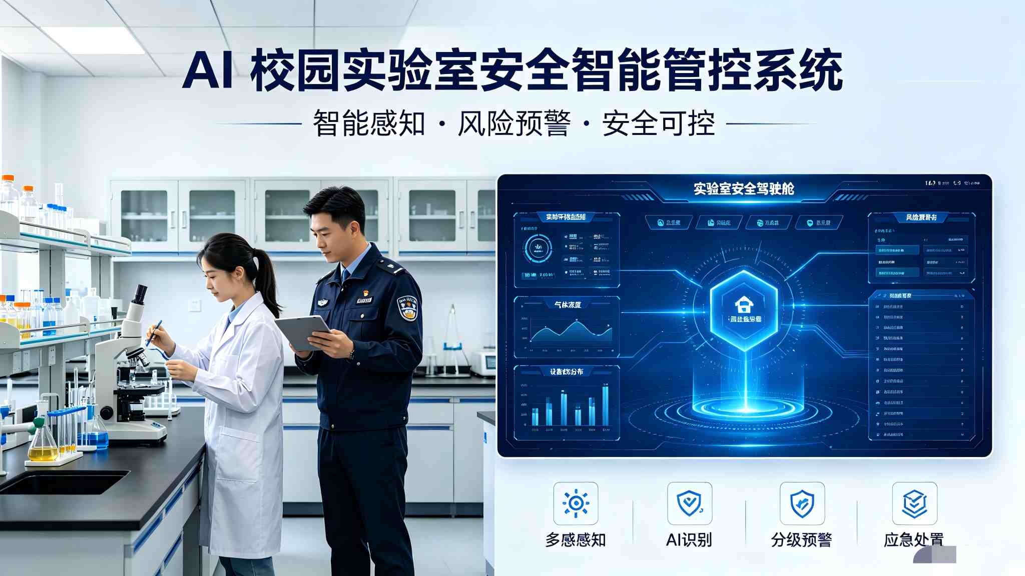 AI校园实验室安全智能管控系统