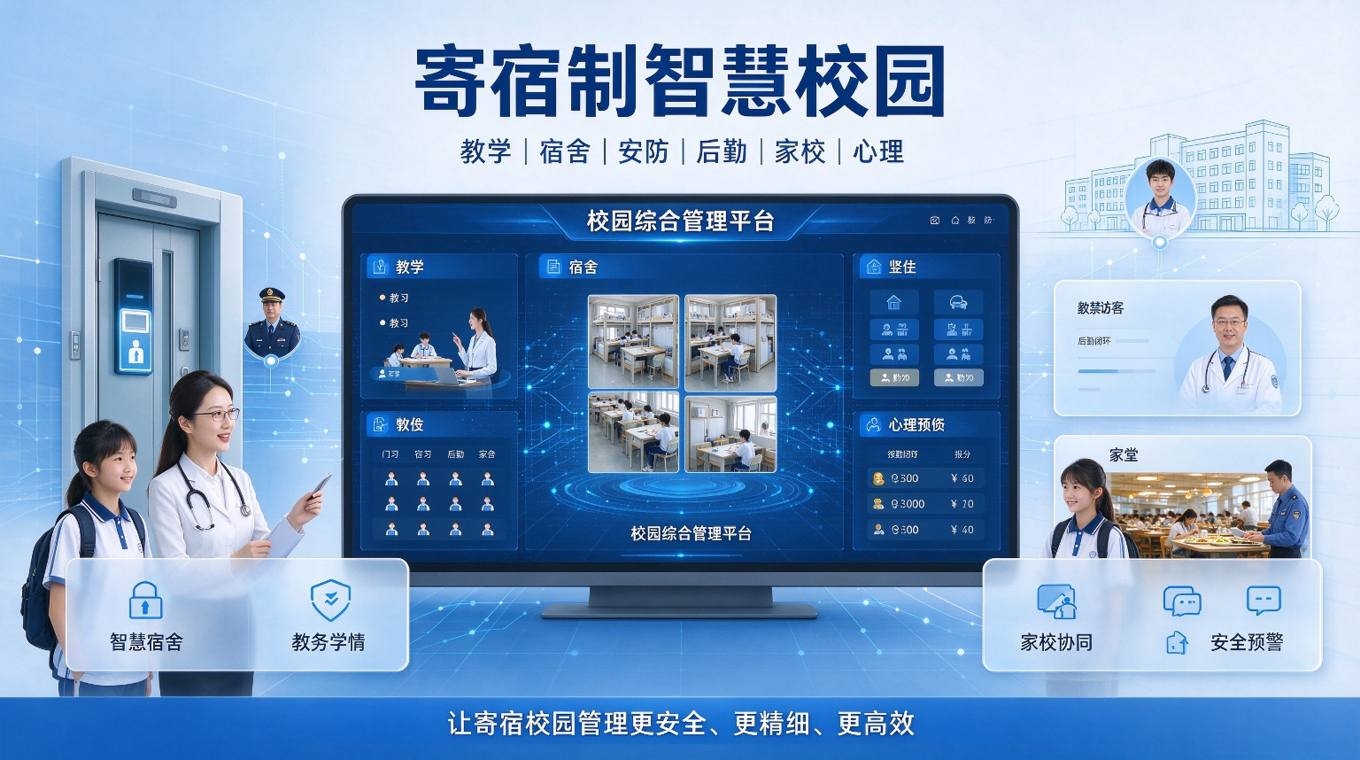寄宿制智慧校园：校园综合管理平台