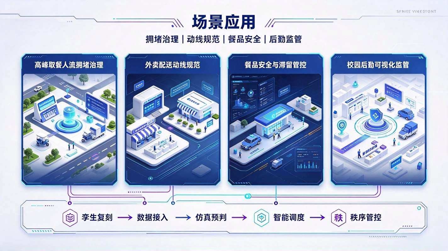 数字孪生外卖取餐系统:校园后勤数字化治理系统(图4) 数字孪生外卖取餐系统:校园后勤数字化治理系统(图4)
