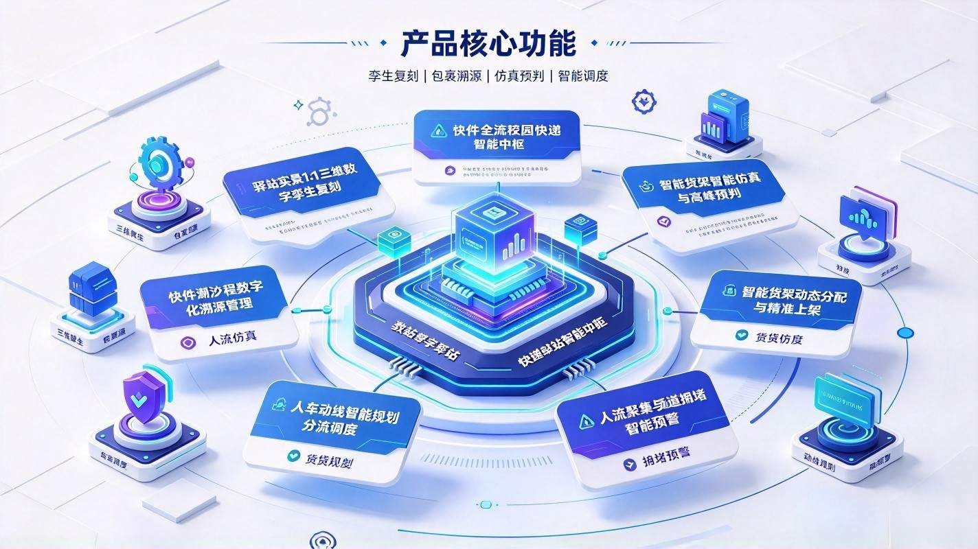 数字孪生快递驿站系统:校园快递数字化闭环治理系统(图3) 数字孪生快递驿站系统:校园快递数字化闭环治理系统(图3)
