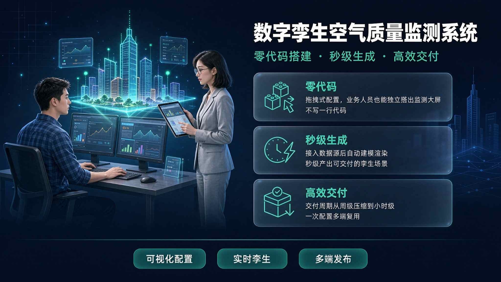 数字孪生空气质量监测系统:从看得见到治得准的全链路解决方案(图1) 数字孪生空气质量监测系统:从看得见到治得准的全链路解决方案(图1)