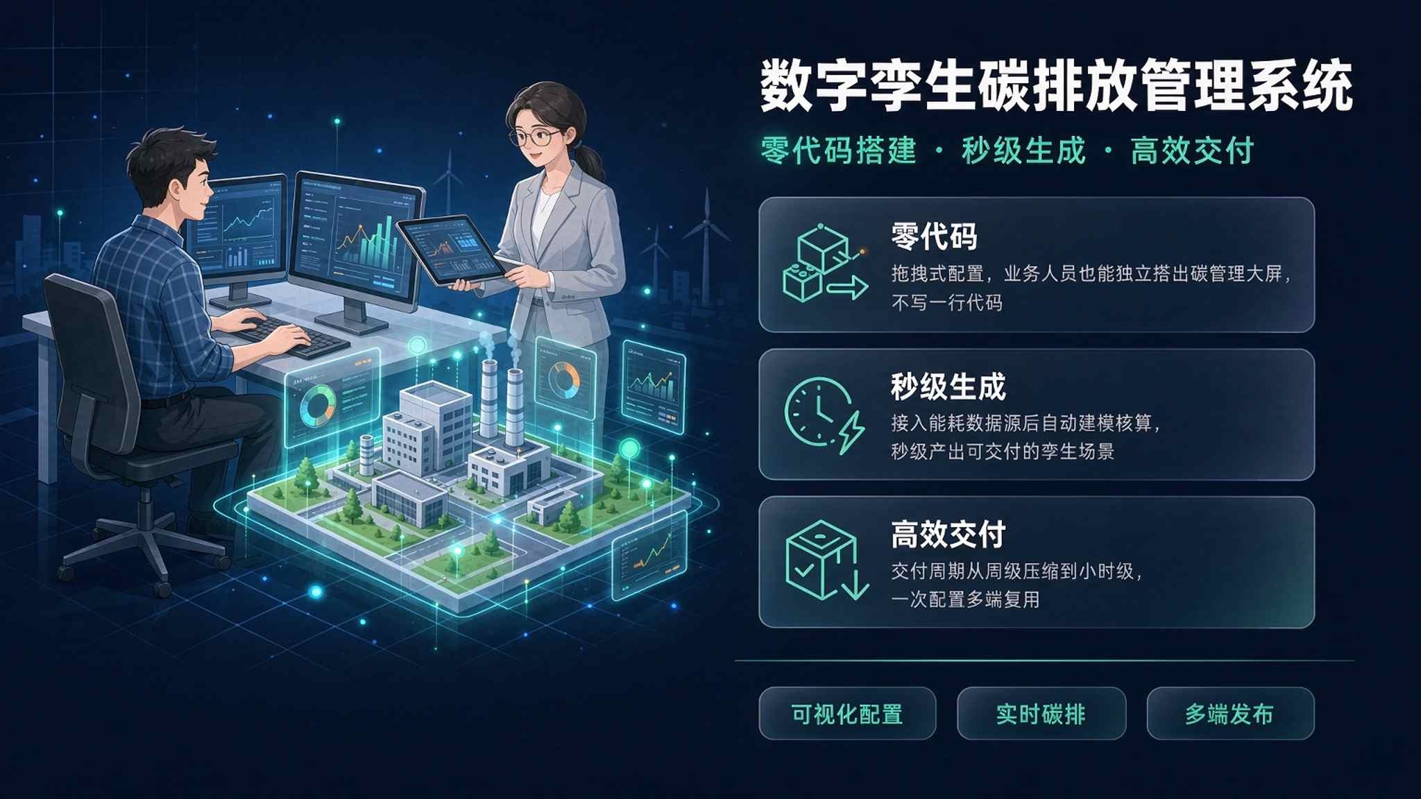 数字孪生碳排放管理系统：让学校"碳家底"从糊涂账变成透明账