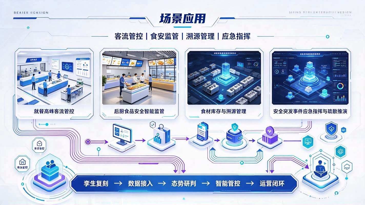 数字孪生食堂运营系统:校园食堂全流程数字化运营治理平台(图4) 数字孪生食堂运营系统:校园食堂全流程数字化运营治理平台(图4)