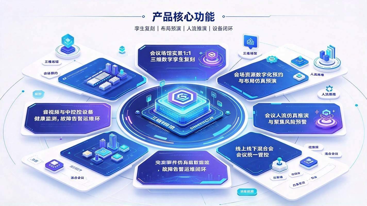 数字孪生学术会议空间系统:校园学术会议全周期智能管控平台(图3) 数字孪生学术会议空间系统:校园学术会议全周期智能管控平台(图3)