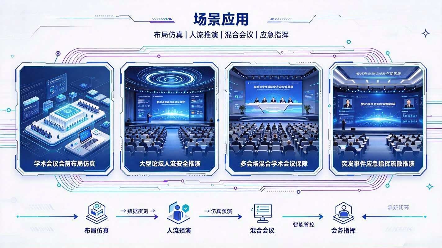数字孪生学术会议空间系统:校园学术会议全周期智能管控平台(图4) 数字孪生学术会议空间系统:校园学术会议全周期智能管控平台(图4)
