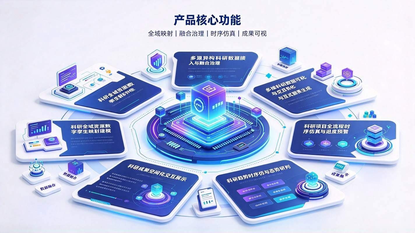 数字孪生科研数据可视化系统:校园科研数字化展示与分析平台(图3) 数字孪生科研数据可视化系统:校园科研数字化展示与分析平台(图3)