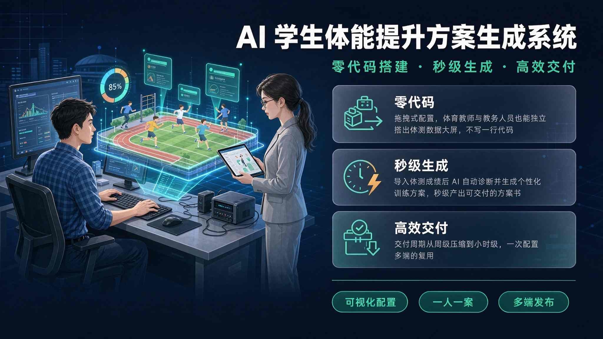 AI 学生体能提升方案生成系统：让每个孩子都有一份"专属运动处方"