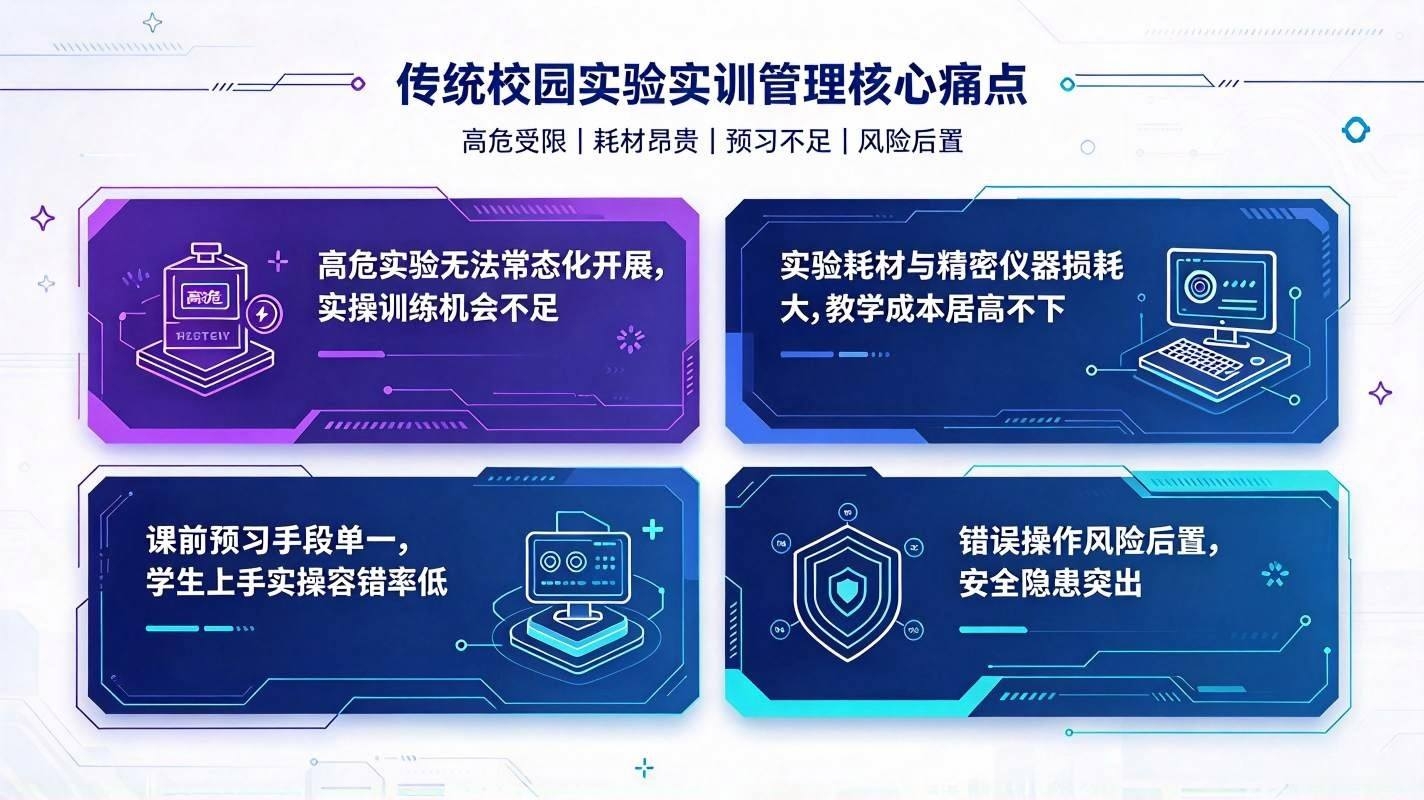 数字孪生实验过程仿真系统:校园理化生与工程实训数字仿真平台(图2) 数字孪生实验过程仿真系统:校园理化生与工程实训数字仿真平台(图2)