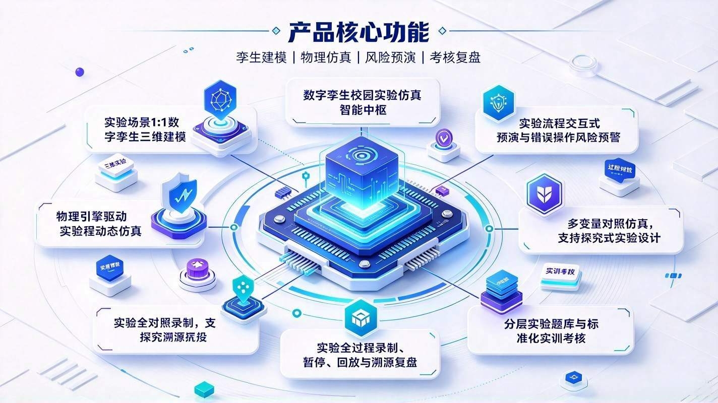 数字孪生实验过程仿真系统:校园理化生与工程实训数字仿真平台(图3) 数字孪生实验过程仿真系统:校园理化生与工程实训数字仿真平台(图3)
