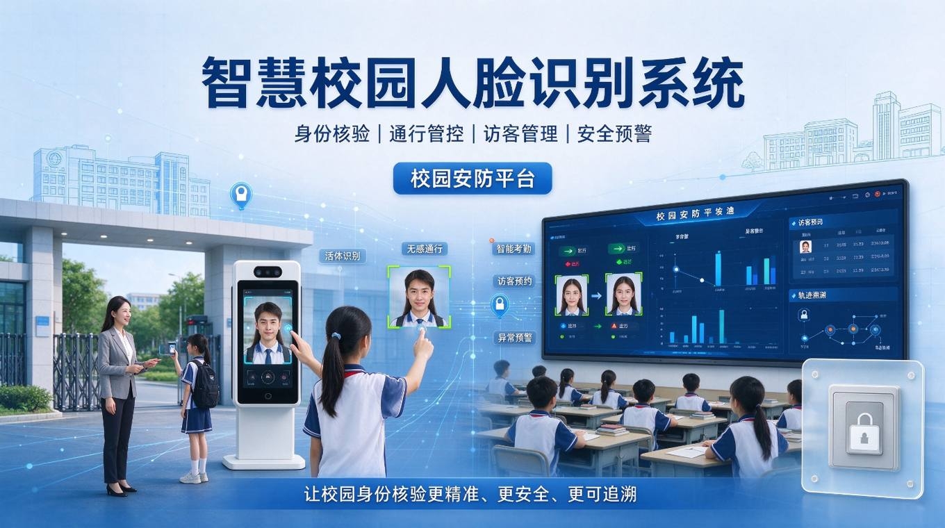 智慧校园人脸识别系统：校园安防平台