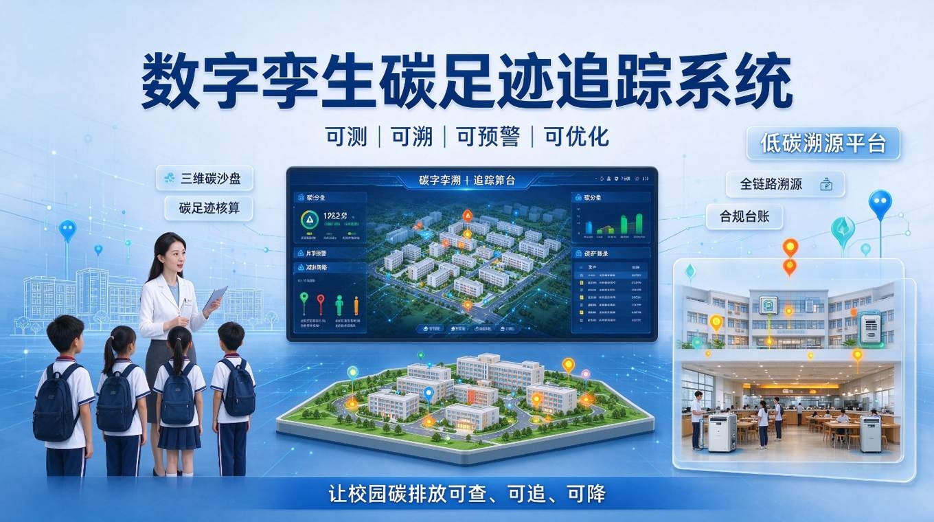 数字孪生碳足迹：低碳溯源平台