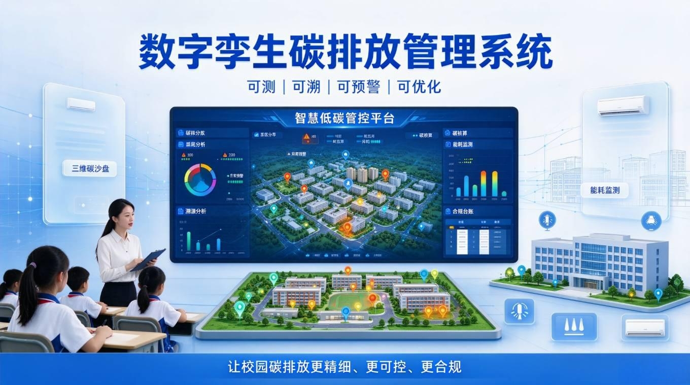 数字孪生碳排放：智慧低碳管控平台