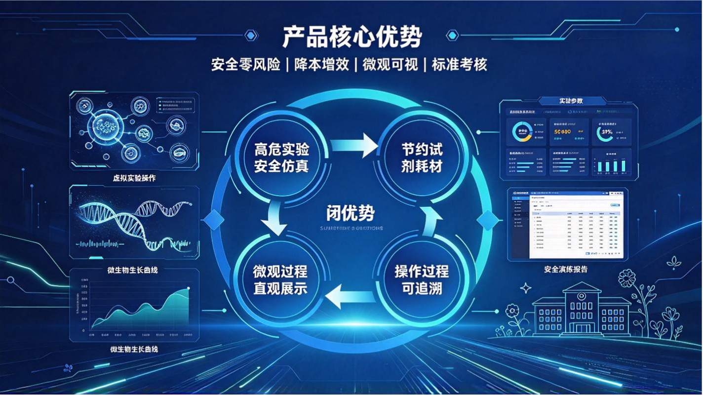 数字孪生生物实验室系统:虚拟仿真赋能生物实验教学,构建安全高效的生物实训平台(图4) 数字孪生生物实验室系统:虚拟仿真赋能生物实验教学,构建安全高效的生物实训平台(图4)
