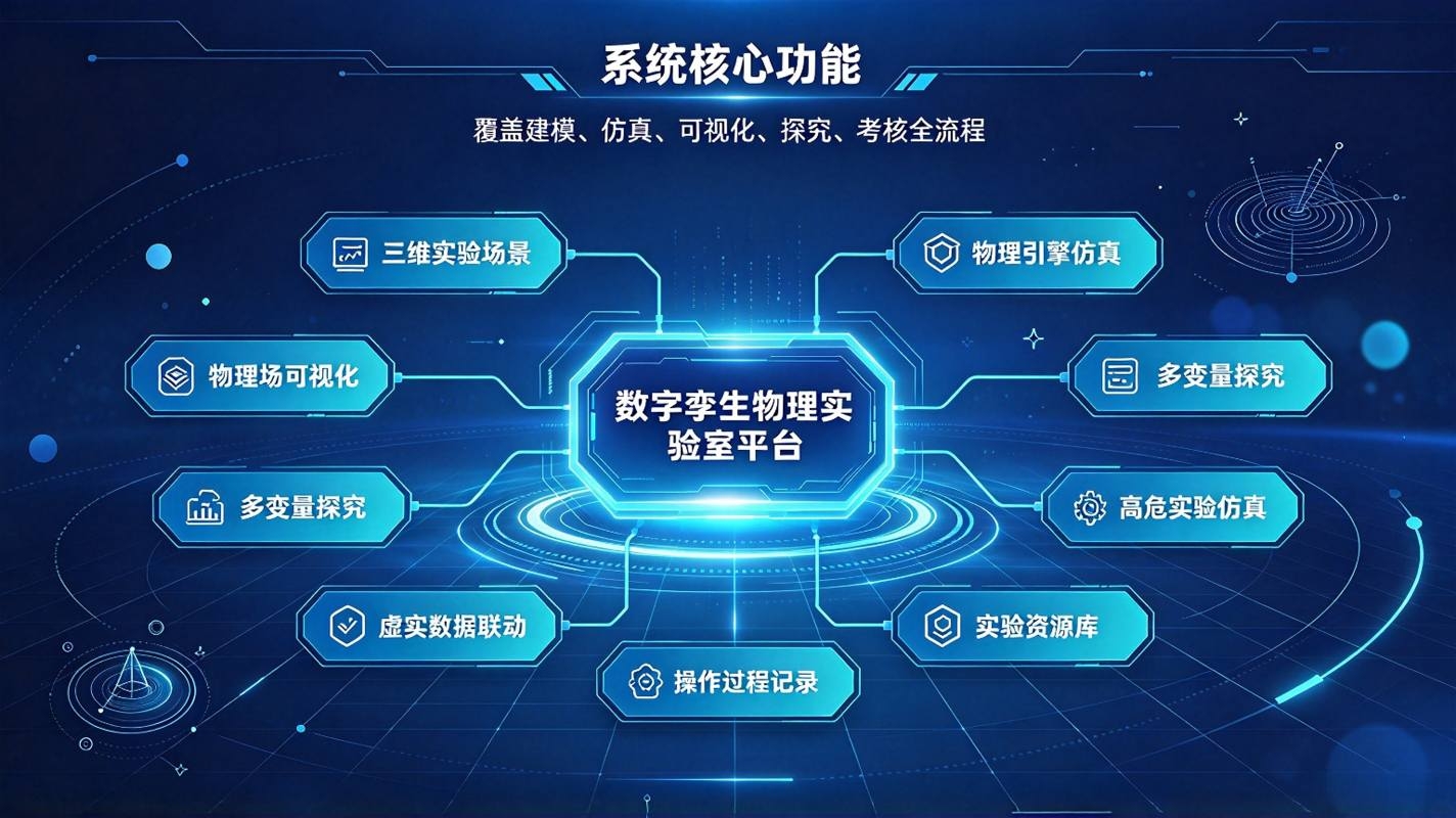数字孪生物理实验室系统:虚实融合仿真实验平台,赋能物理学科探究式教学(图3) 数字孪生物理实验室系统:虚实融合仿真实验平台,赋能物理学科探究式教学(图3)
