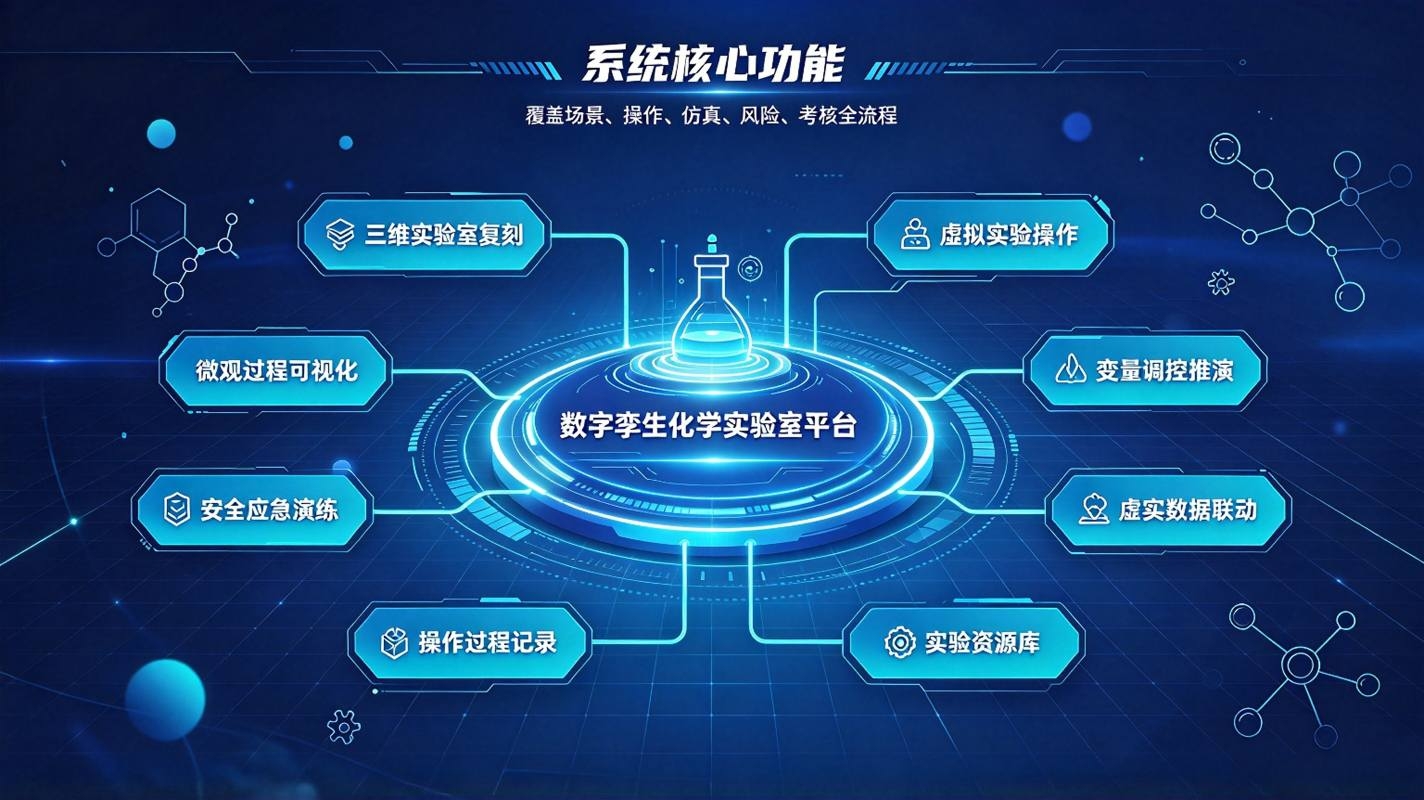 数字孪生化学实验室系统:虚实融合仿真实训平台,构建安全绿色化学实验教学体系(图3) 数字孪生化学实验室系统:虚实融合仿真实训平台,构建安全绿色化学实验教学体系(图3)