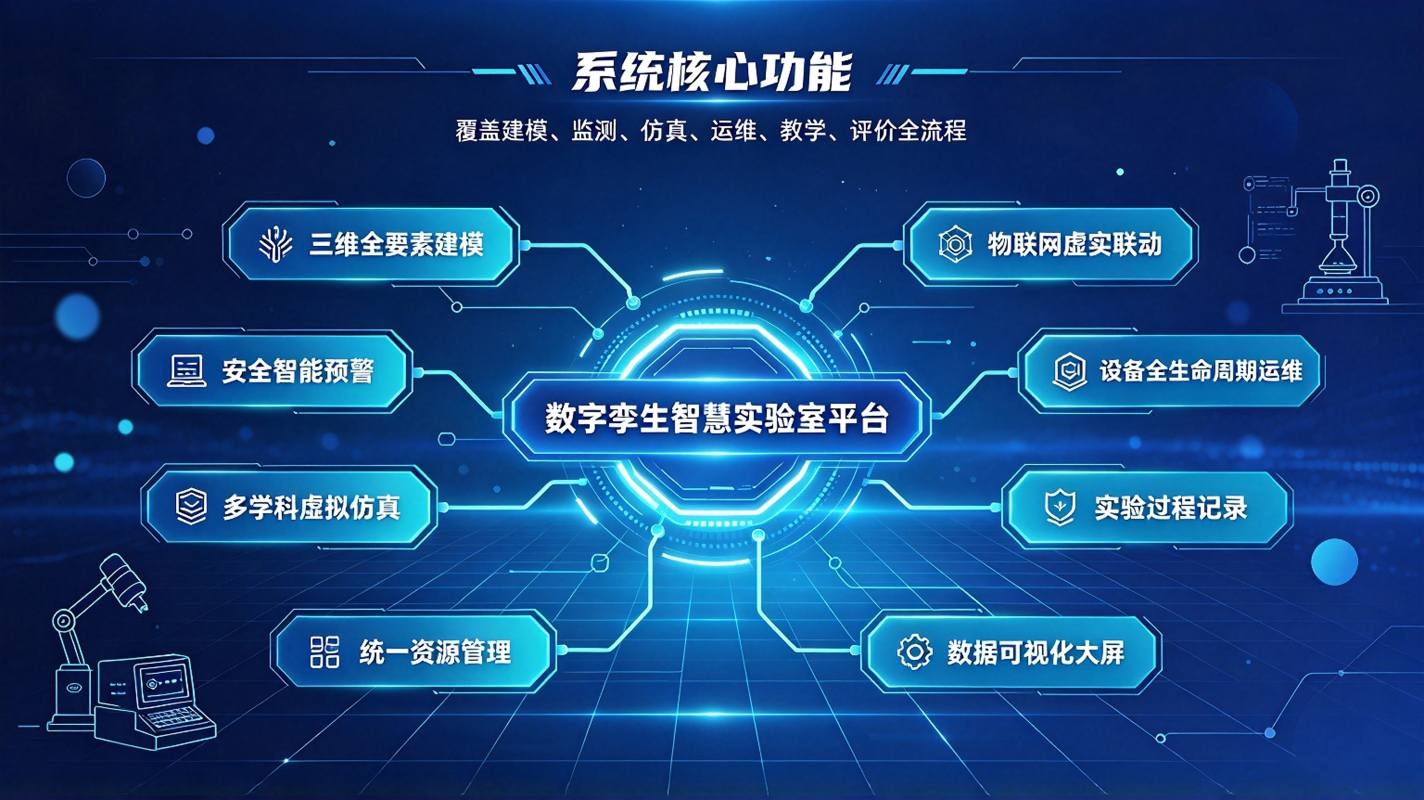 数字孪生智慧实验室系统：虚实一体化平台，赋能实验室数字化转型与实训教学(图3)